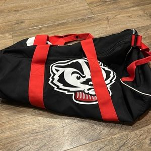 PINK WI Badgers Duffle Bag
